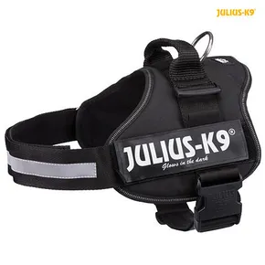 Julius-K9 Kraftgeschirr 1/L 66-85 cm/50 mm, - schwarz